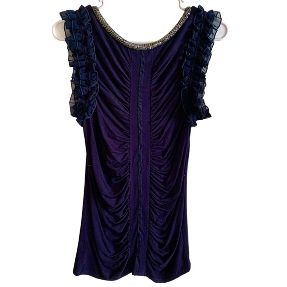 Bee Stiched Navy Gorgeous Top Boutique purchase - Picture 9 of 13